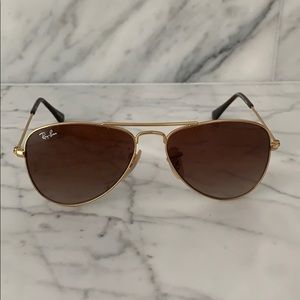 Ray Bans Aviator Sunglasses (Juniors)